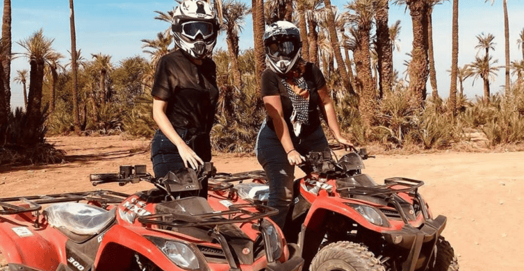 Marrakech : balade en quad et à dos de chameau dans le désert d'Agafay avec dîner-spectacle