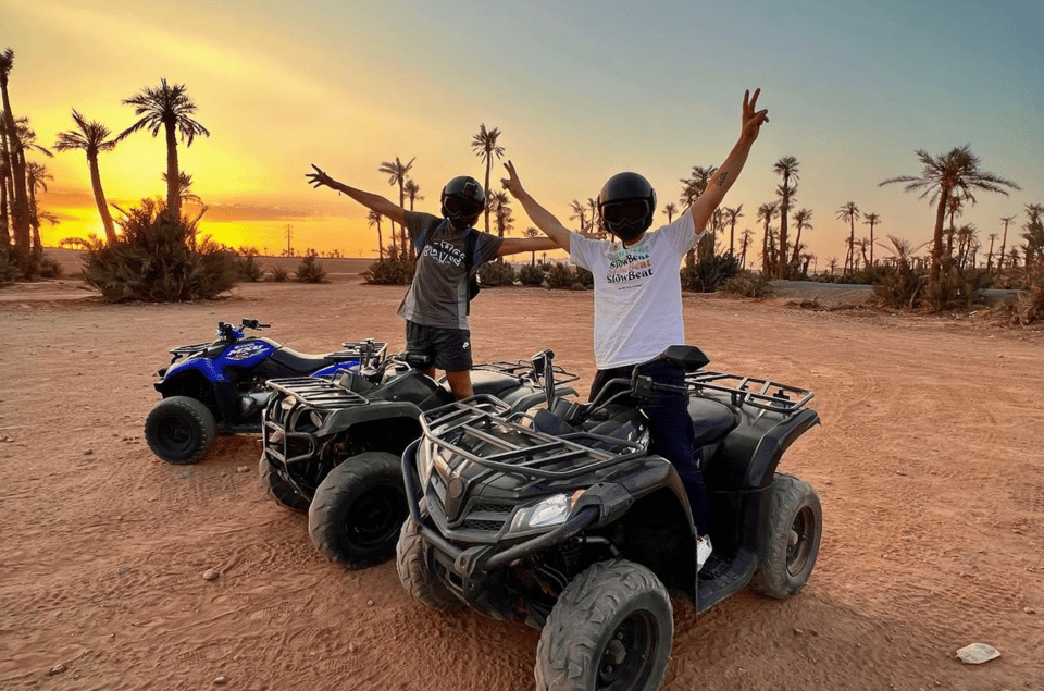 Marrakech : Excursion en quad à l'oasis de Palmiers et au désert de Jbilat - Miniature 3